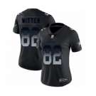 Women's Dallas Cowboys #82 Jason Witten Black Smoke Fashion Limited Football Jersey