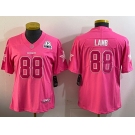 Women's Dallas Cowboys #88 CeeDee Lamb Pink Vapor Untouchable Limited Stitched Football Jersey