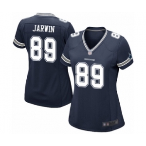Women's Dallas Cowboys #89 Blake Jarwin Game Navy Blue Team Color Football Jersey