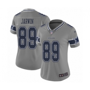 Women's Dallas Cowboys #89 Blake Jarwin Limited Gray Inverted Legend Football Jersey