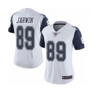 Women's Dallas Cowboys #89 Blake Jarwin Limited White Rush Vapor Untouchable Football Jersey