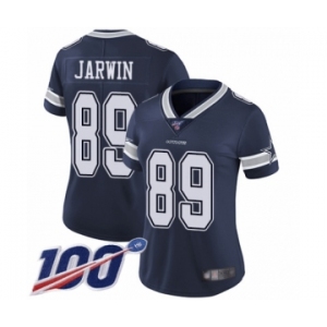 Women's Dallas Cowboys #89 Blake Jarwin Navy Blue Team Color Vapor Untouchable Limited Player 100th Season Football Jersey