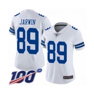 Women's Dallas Cowboys #89 Blake Jarwin White Vapor Untouchable Limited Player 100th Season Football Jersey