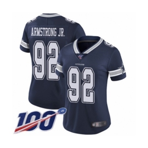 Women's Dallas Cowboys #92 Dorance Armstrong Jr. Navy Blue Team Color Vapor Untouchable Limited Player 100th Season Football Jersey