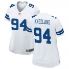 Womens Dallas Cowboys #94 Marshawn Kneeland White Limited Jersey