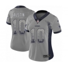 Women's Nike Dallas Cowboys #10 Tavon Austin Limited Gray Rush Drift Fashion NFL Jersey