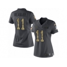 Women's Nike Dallas Cowboys #11 Cole Beasley Limited Black 2016 Salute to Service NFL Jersey