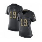 Women's Nike Dallas Cowboys #19 Amari Cooper Limited Black 2016 Salute to Service NFL Jersey