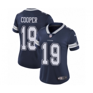 Women's Nike Dallas Cowboys #19 Amari Cooper Navy Blue Team Color Vapor Untouchable Limited Player NFL Jersey