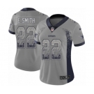 Women's Nike Dallas Cowboys #22 Emmitt Smith Limited Gray Rush Drift Fashion NFL Jersey