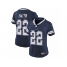 Women's Nike Dallas Cowboys #22 Emmitt Smith Vapor Untouchable Limited Navy Blue Team Color NFL Jersey
