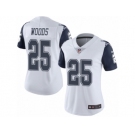 Women's Nike Dallas Cowboys #25 Xavier Woods Limited White Rush NFL Jersey