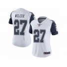 Women's Nike Dallas Cowboys #27 J.J. Wilcox Limited White Rush NFL Jersey