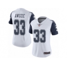 Women's Nike Dallas Cowboys #33 Chidobe Awuzie Limited White Rush NFL Jersey