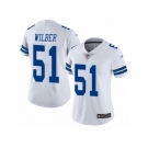Women's Nike Dallas Cowboys #51 Kyle Wilber Vapor Untouchable Limited White NFL Jersey