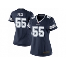 Women's Nike Dallas Cowboys #55 Stephen Paea Navy Blue Team Color NFL Jersey