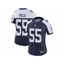 Women's Nike Dallas Cowboys #55 Stephen Paea Vapor Untouchable Limited Navy Blue Throwback Alternate NFL Jersey