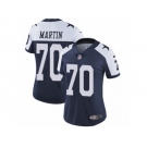 Women's Nike Dallas Cowboys #70 Zack Martin Vapor Untouchable Limited Navy Blue Throwback Alternate NFL Jersey