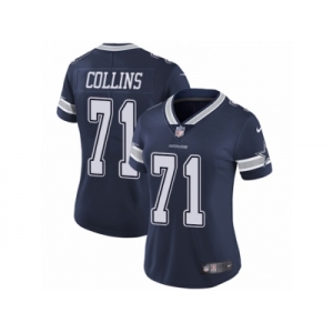 Women's Nike Dallas Cowboys #71 La'el Collins Vapor Untouchable Limited Navy Blue Team Color NFL Jersey