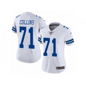 Women's Nike Dallas Cowboys #71 La'el Collins Vapor Untouchable Limited White NFL Jersey
