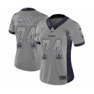 Women's Nike Dallas Cowboys #74 Dorance Armstrong Jr. Limited Gray Rush Drift Fashion NFL Jersey