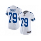 Women's Nike Dallas Cowboys #79 Chaz Green Vapor Untouchable Limited White NFL Jersey
