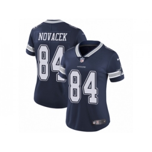 Women's Nike Dallas Cowboys #84 Jay Novacek Vapor Untouchable Limited Navy Blue Team Color NFL Jersey