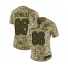Women's Nike Dallas Cowboys #86 Dalton Schultz Limited Camo 2018 Salute to Service NFL Jersey