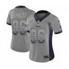 Women's Nike Dallas Cowboys #86 Dalton Schultz Limited Gray Rush Drift Fashion NFL Jersey