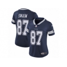 Women's Nike Dallas Cowboys #87 Geoff Swaim Vapor Untouchable Limited Navy Blue Team Color NFL Jersey
