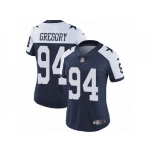 Women's Nike Dallas Cowboys #94 Randy Gregory Vapor Untouchable Limited Navy Blue Throwback Alternate NFL Jersey