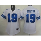 nike women nfl dallas cowboys #19 austin white[nike]