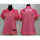 nike women nfl jersey dallas cowboys #88 bryant pink[2012 new]