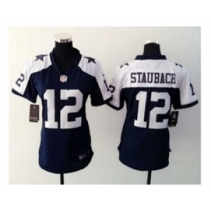 nike women nfl jerseys dallas cowboys #12 roger staubach blue[nike thankgivings]