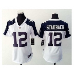 nike women nfl jerseys dallas cowboys #12 roger staubach white[nike thankgivings]