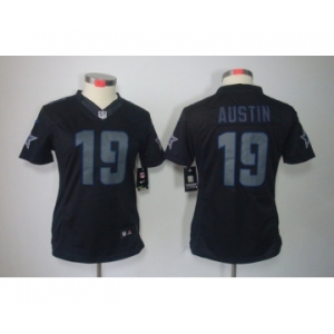 nike women nfl jerseys dallas cowboys #19 austin black[nike impact limited]
