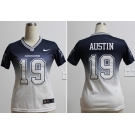 nike women nfl jerseys dallas cowboys #19 austin blue-white[nike drift fashion][second version]