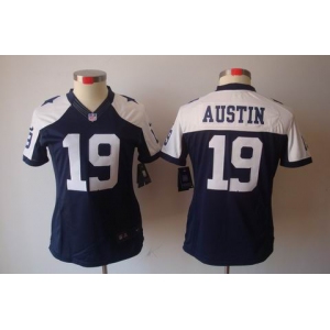 nike women nfl jerseys dallas cowboys #19 austin blue[nike limited throwback]