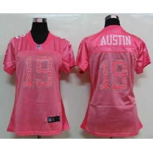 nike women nfl jerseys dallas cowboys #19 austin pink[2012 new]