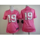 nike women nfl jerseys dallas cowboys #19 austin pink[nike love's]
