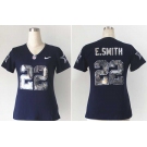 nike women nfl jerseys dallas cowboys #22 e.smith blue jerseys