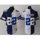 nike women nfl jerseys dallas cowboys #22 e.smitth blue-white[Elite split]