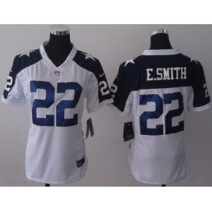 nike women nfl jerseys dallas cowboys #22 e.smitth white thankgivings[nike]