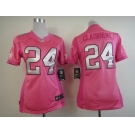 nike women nfl jerseys dallas cowboys #24 claiborne pink[nike love's]