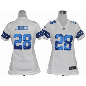 nike women nfl jerseys dallas cowboys #28 felix jones white[nike]