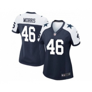 nike women nfl jerseys dallas cowboys #46 alfred morris blue[nike thankgivings]