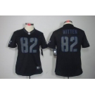 nike women nfl jerseys dallas cowboys #82 witten black[nike impact limited]