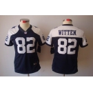nike women nfl jerseys dallas cowboys #82 witten blue[nike limited throwback]