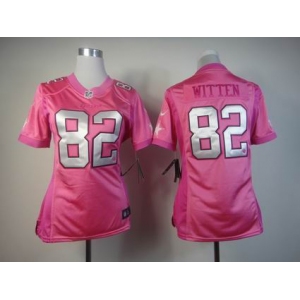 nike women nfl jerseys dallas cowboys #82 witten pink[nike love's]