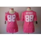 nike women nfl jerseys dallas cowboys #88 bryant pink[breast cancer awareness]